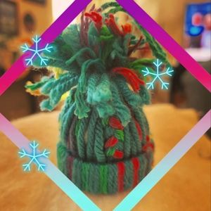 Mini Rainbow Hat Christmas Ornament
